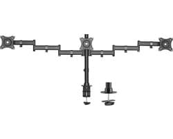 Monitorbeugel 3 beeldschermen - monitorarm - draaibaar kantelbaar roteerbaar