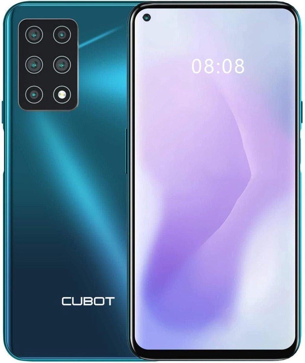 Cubot X30 4G Smartphone 48MP Five Camera 32MP Selfie NFC 6.4 inch FHD + Fullview Display Android 10 Helio P60 EU - gradient groen 6GB+128GB Dual SIM — afbeelding 1