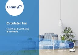 Clean Air Optima® CA-404W - Design Circulator Ventilator - Oscillatie 80º en 180º - Extreem stil - Slaapmodus - Luchtzuivering door Ionisator — thumbnail 2