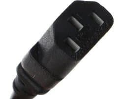 Universele IEC C13 Netsnoer Euro Plug Voedingskabel - Stekker Stroom kabel - Voeding Netstekker 1.5 meter - voor o.a Printer, Monitor, Keukenapparaten en meer