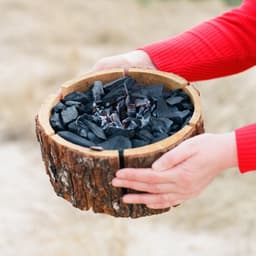 4 Stuks BBQ aansteker - Firestarter maat XL 24x24cm - Ecologische wegwerp barbecue / Milieuvriendelijke wegwerp bbq - eenmalig gebruik — thumbnail 5