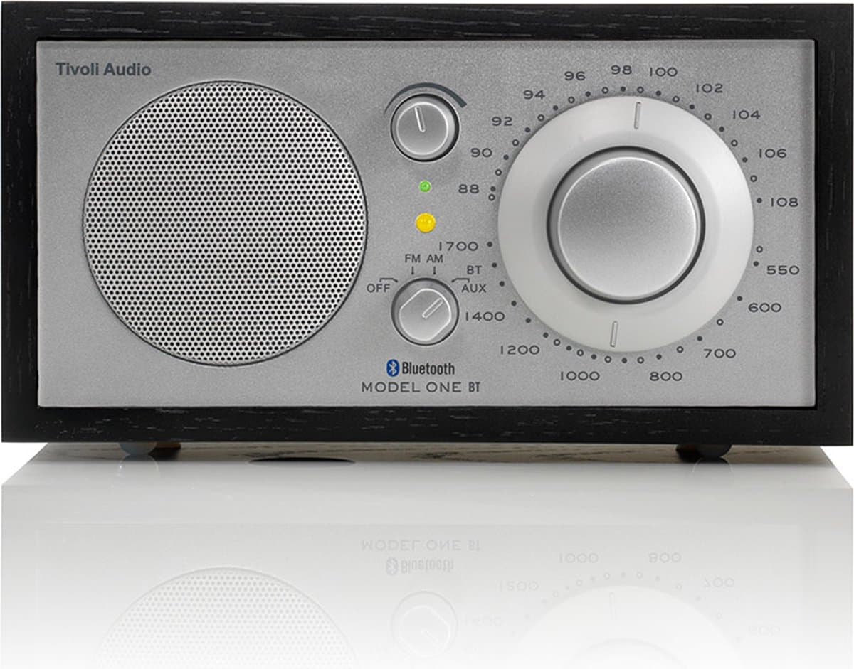 Tivoli Audio - Model One BT - FM/AM Radio met Bluetooth - Zwart/Zilver — afbeelding 1