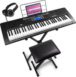 Complete keyboard set - MAX Rhapsody61 met 61 toetsen - Inclusief bankje, standaard en koptelefoon — thumbnail 1