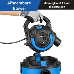 Vacmaster Nat- En Droog Stofzuiger - 23 Liter - 1200 Watt - Multifunctionele Stofzuiger Voor Thuis, Garage, Auto En Werkplaats - 2-in-1 Ook Te Gebruiken Als Bladblazer - Met Blaasfunctie - ‎Bouwstofzuiger - Waterzuiger - VQ1220PFC-03 — thumbnail 4