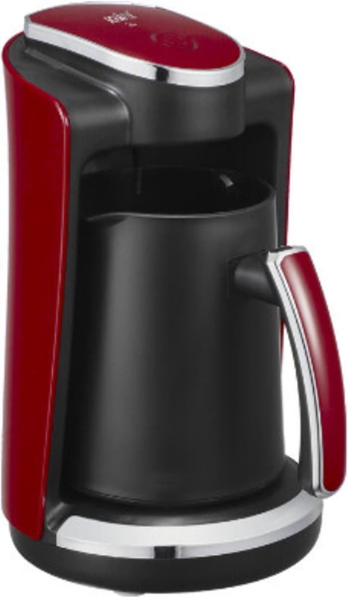 Schäfer Turkse elektrische koffiemachine cezve koffiezetapparaat 250 ml- Zwart Rood — afbeelding 1