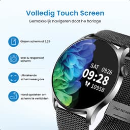 AVALUE Smartwatch Dames - Horloge met Stappenteller geschikt voor IOS, Smartwatch Android en HarmonyOS geschikt - Met Extra Bandje — thumbnail 4
