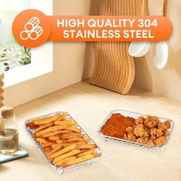 Accessoires voor Ninja Double Stake XL Airfryer - 3 Lagen Rack - 304 RVS Grid — thumbnail 2