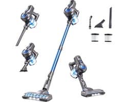 Greenote GT50 Steelstofzuiger - 23000PA - 200W - 4 in 1 Dubbele Digitale Motor