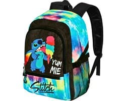 Disney Stitch Rugzak Meisjes Jongens Premium Quality Laptop / Tablet vak - 3 vakken - Hoogte 44cm