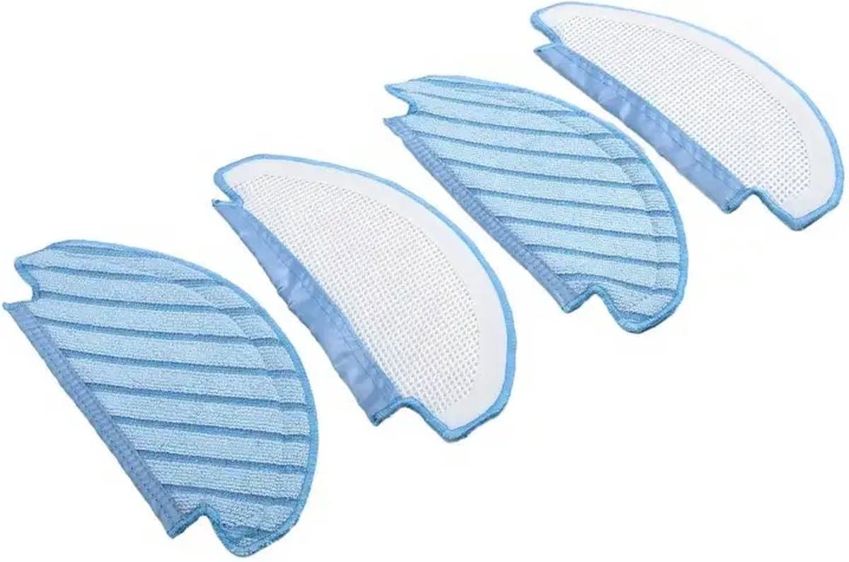 Dweilpads wasbaar robotstofzuiger- wasbare dweilen - dweildoek voor Robotstofzuiger Stofzuiger - voor de Ecovacs Deebot N8, T8, T9, T10, X1 Serie - 5 stuks — afbeelding 1