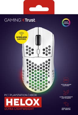 Trust GXT929W Helox - Draadloze Gaming Muis - Ultra licht - RGB verlichting - 4800 DPI - Wit — thumbnail 17