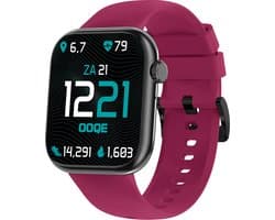 OOQE WATCH PRO 7 - Smartwatch Heren en Dames | Magenta