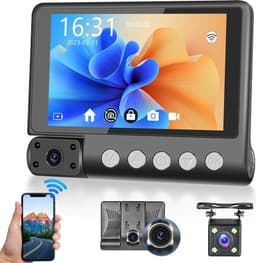 Lexium Dashcam voor auto - Dashcam - Dashcam voor auto voor en achter - Dashcam voor en achter - Dashcam voor en achter draadloos - Dual dashcam — thumbnail 1