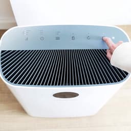 Luxe Luchtreiniger – Ultra Stil – Air Purifier – Met HEPA Filter – Luchtbevochtiger – Air Cleaner – Luchtzuiveraar – Ionisator - 600 m³/u – Koolstoffilter – Wit — thumbnail 4