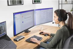 Draadloze Muizentechnologie - Dual Connectivity voor Laptop, Desktop en Thuisgebruik - Zwart — thumbnail 1