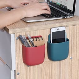 Afstandsbediening Houder - Remote Controll Holder - Telefoon wandhouder - 2.5 x 8 x 11.5 cm - Set 6 - Afstandsbediening Houder - Houder voor Afstandsbediening voor aan de Muur — thumbnail 5