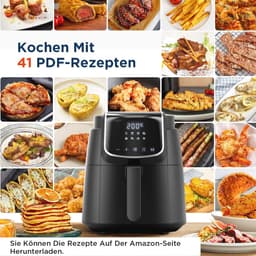 4L XL Heteluchtfriteuse met LED-Touchscreen en 8 Kookfuncties — thumbnail 11