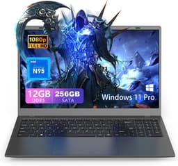 Omiximo Laptop 15.6 inch Full HD - Intel N95 -12 GB - 256 GB - Windows 11 Pro — thumbnail 1