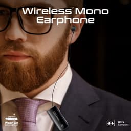 ProMate® Draadloze Professionele Mono Headset met Bluetooth v5.3, Intrekbare Kabel, Waterbestendigheid, Omgevingsgeluidsreductie, LED Display en Lange Batterijduur, voor Skype, Zoom, Trucker, MonoFlix-BT — thumbnail 5