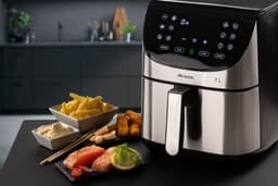 Ariete 4628/00 Enkel 7 l Vrijstaand 1800 W Heteluchtfriteuse Roestvrijstaal — thumbnail 7