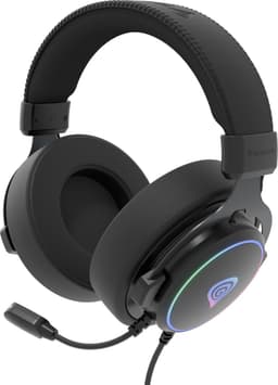 GENESIS - NEON 764 -HEADSET - MET MICROFOON - RGB VERLICHTING - ZWART - USB — thumbnail 1