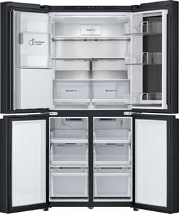 LG InstaView GMG860EPBE 508L French door - Amerikaanse koelkast - InstaView™ om snel binnen te kijken - DoorCooling+™ voor snellere en gelijkmatige koeling tot aan de deur - Ijs en waterdispenser - Zwart — thumbnail 5