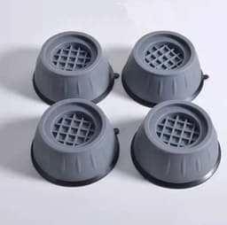 Wasmachine-voetpads, 4 stuks anti-vibratiematten, wasmachine, trillingsdemper, wasmachine, antislip rubberen voetkussens, voor wasmachines en drogers, koelkast, tafel — thumbnail 1