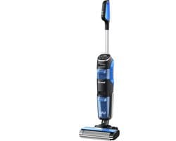 Ecowel MA01L wet dry vacuum - stofzuigen en dweilen tegelijk - 20 minuten bedrijfstijd - 8 kPA zuigkracht - basisstation met zelfreiniging - edge-cleaning - 160° kantelen - zwart/blauw