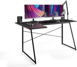 ACAZA Bureau - Game Bureau - Zwart - 160 x 100 x 75 (B x D x H) - Gaming Bureau - Hoekbureau - Bureau Gaming - Hoekbureau Gaming — thumbnail 7