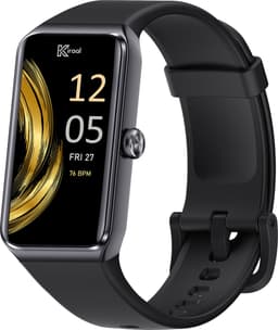 Kiraal Venture Active - AMOLED Activity Tracker - Stappenteller - Hartslagmeter - Bloeddrukmeter - Smartwatch - Waterdicht - Heren - Dames - Nederlandse Handleiding - Zwart — thumbnail 1