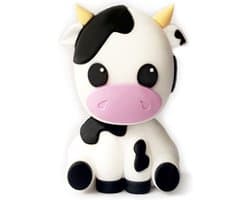 Ulticool Koe USB Stick Type C 128 GB voor smartphone of laptop – Origineel verjaardag idee voor vrouwen, mannen, vriendin, tiener meisjes of jongens – wit/zwart