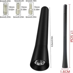 WiseGoods Premium Auto Antenne 6.5CM - Autoaccessoires - Auto Accessoires - Radio In Autos - Autoradio Tools - Tool Auto's - Zwart — thumbnail 3