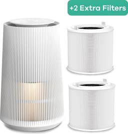 MiRi EasyBreath + 2 Extra Filters – Luchtreiniger – 250 m³/h – HEPA 13 filter – Ruimtes tot 50m² – Air Purifier – Koolstoffilter – Ionisator – UV-C – Luchtkwaliteit Indicator – WiFi en App — thumbnail 1