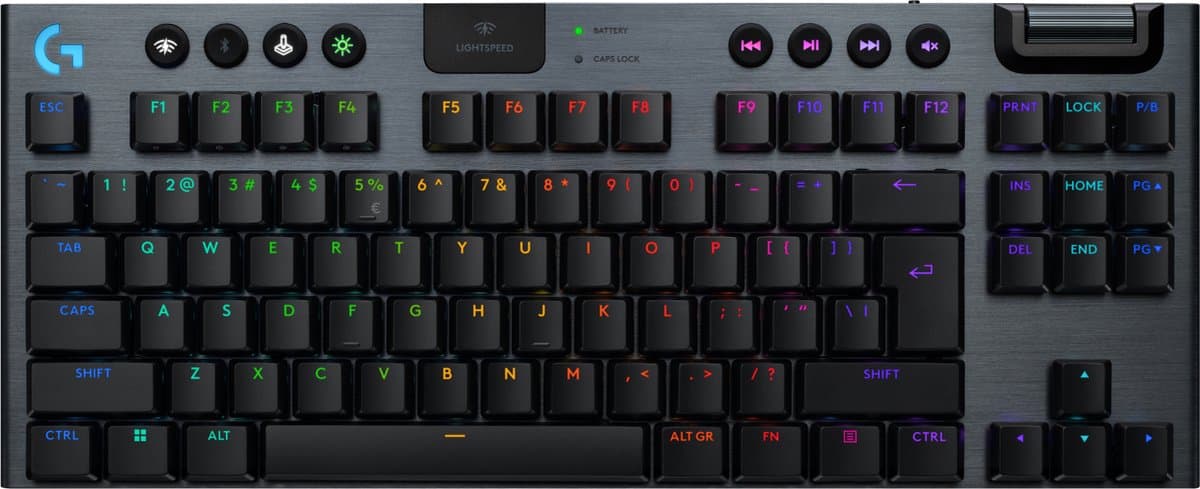 Logitech G915 X Lightspeed TKL - Draadloos Gaming Toetsenbord - Tactile - Qwerty - Zwart — afbeelding 1