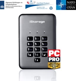 iStorage diskAshur PRO2 1000GB Zwart, Grafiet externe harde schijf — thumbnail 4