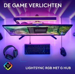 Logitech G515 Lightspeed TKL - Bedraad Gaming Toetsenbord - Tactile - Qwerty - Zwart — thumbnail 5
