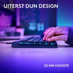 Logitech G515 Lightspeed TKL - Bedraad Gaming Toetsenbord - Tactile - Qwerty - Zwart — thumbnail 3