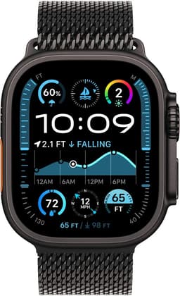 Apple Watch Ultra 2 GPs + Cellular 49mm Black Titanium Milanese Loop Medium Smartwatch — thumbnail 2