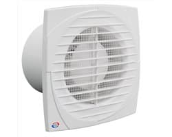 WEHA inbouwventilator met timer voor wand/plafondmontage Ø125mm 180m3/h (20100257)