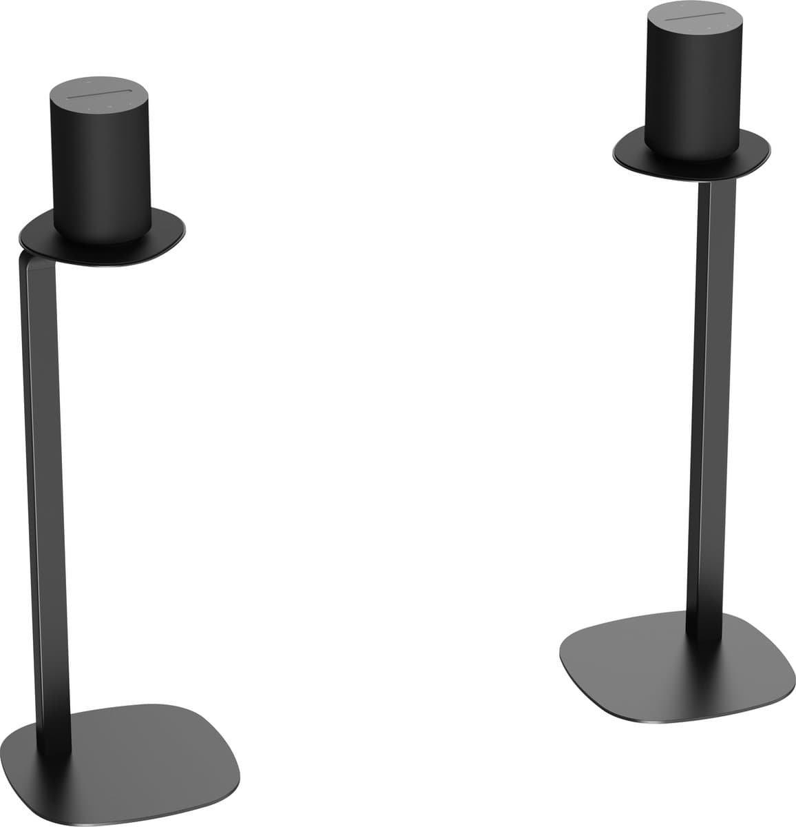VDD Speaker Standaard - Universeel Speaker Standaard - Luidsprekerstandaard - Vloerstandaard - Kabelmanagement - set van 2 stuks - Zwart — afbeelding 1
