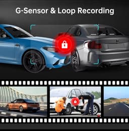 Azdome M300 1296P dashcam voor auto - Full HD - Wifi - Nachtzicht - G-Sensor - Loop recording- 2024 model — thumbnail 2