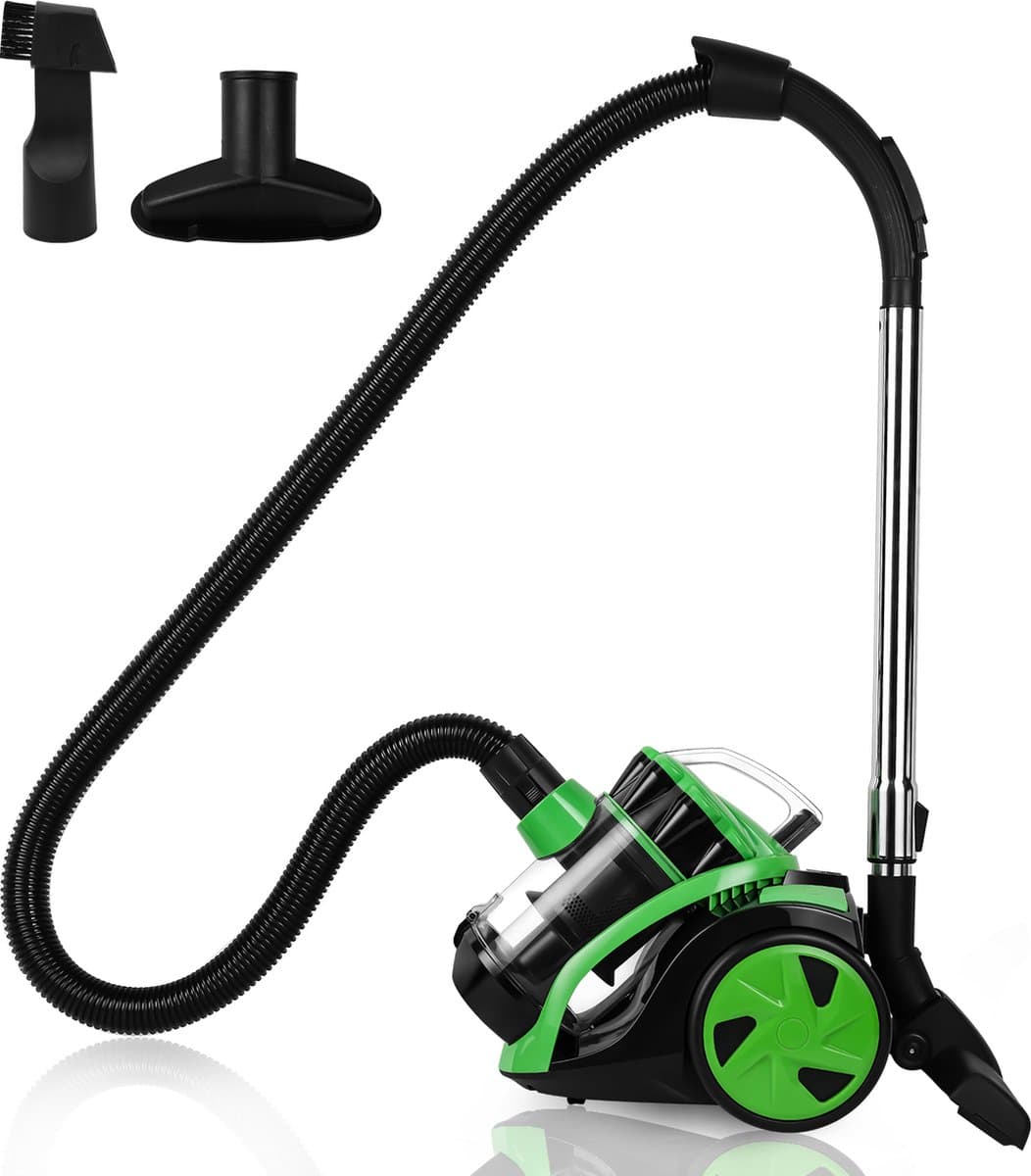 Stofzuiger Zonder Zak - Stofzuigers - Dierhaarbestendig -Vacuum Cleaner Zakloos - Geschikt Voor Dierenharen - 900W - Sterke Zuigkracht - Groen — afbeelding 1