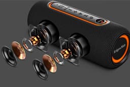 Krüger&Matz Street Draadloze Draagbare Bluetooth 5.0 Speaker - Waterdicht IPX5 - RGB Verlichting - TWS Functie - 20W - Rood — thumbnail 3