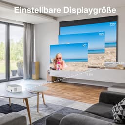 Equivera Mini Beamer - Draagbare Beamer - Beamer - Mini Beamer Projector - Projector - Mini Projector — thumbnail 3