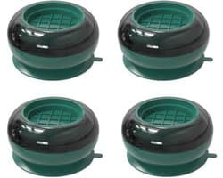 Bovista Wasmachine Verhoger - Wasdroger - Koelkast Verhoger - Met Wielen - Ombouw - 4 Stuks - Groen