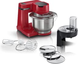 Bosch MUM Serie 2 - MUMS2ER01 - Keukenmachine - 700W - 3,8L - 3 Snijschijven - Rood — thumbnail 3