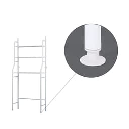 Wasmachine Ombouw - Wit - Universeel - Wasmachine Organizer - Wasmachine Kast — thumbnail 5