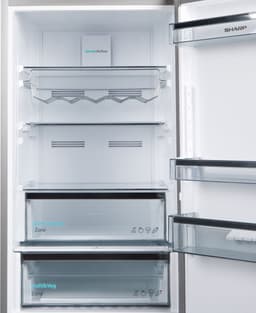 Sharp SJNBA31DMXWCEU - Koel-vriescombinatie - No Frost - Wit - Ideale koelkast voor gezinnen — thumbnail 6
