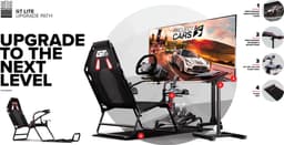 Next Level Racing GT Lite - Racestoel Cockpit - Compatibel met Logitech/Thrustmaster/Fanatec — thumbnail 3