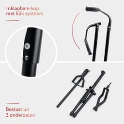 Gitaarstandaard - Gitaar standaard voor Elektrische Gitaar, Akoestische Gitaar en Klassieke Gitaar - Opvouwbaar — thumbnail 5